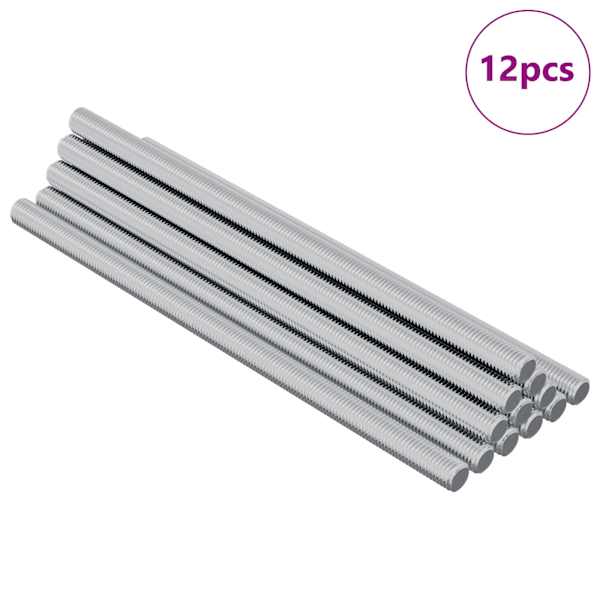 vidaXL Kierrevarras 12 tk H&otilde;bedane 6 x 120 mm Teras