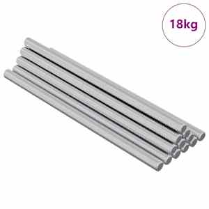 Závitová tyč 900 pcs Stříbrná Ocel - obrázek 3