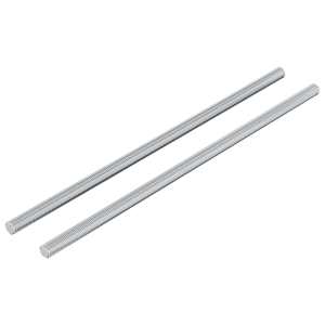 Závitová tyč 2 pcs Stříbrná 6 x 170 mm Ocel - obrázek 2