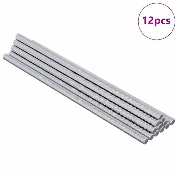 vidaXL Kierrevarras 12 tk H&otilde;bedane 6 x 170 mm Teras
