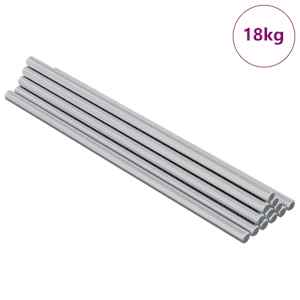 Závitová tyč 600 pcs Stříbrná Ocel - obrázek 2