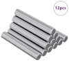 vidaXL Kierrevarras 12 tk H&otilde;bedane 8 x 55 mm Teras