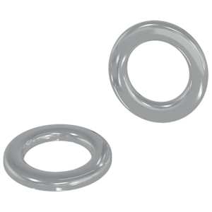 Podložky 2 pcs Stříbrná 10 x 10 x 0,8 mm Železo - obrázek 2
