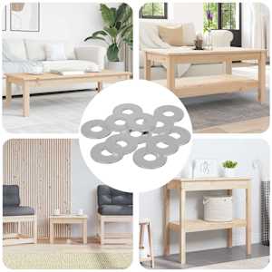 Podložke 33962 pcs srebrna elezo