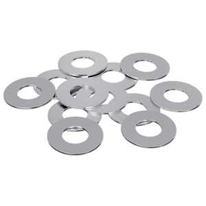 Podložky 12 pcs Stříbrná 16 x 16 x 1,5 cm Železo - obrázek 2