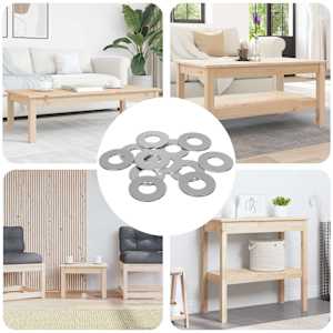 Podložke 11842 pcs srebrna elezo