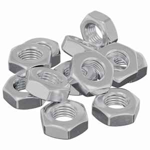 Šestihranná matice 12 pcs Stříbrná m8 Kov - obrázek 2