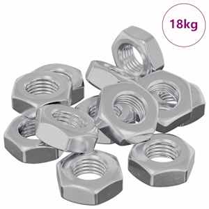 Šestihranná matice 3600 pcs Stříbrná Kov - obrázek 3