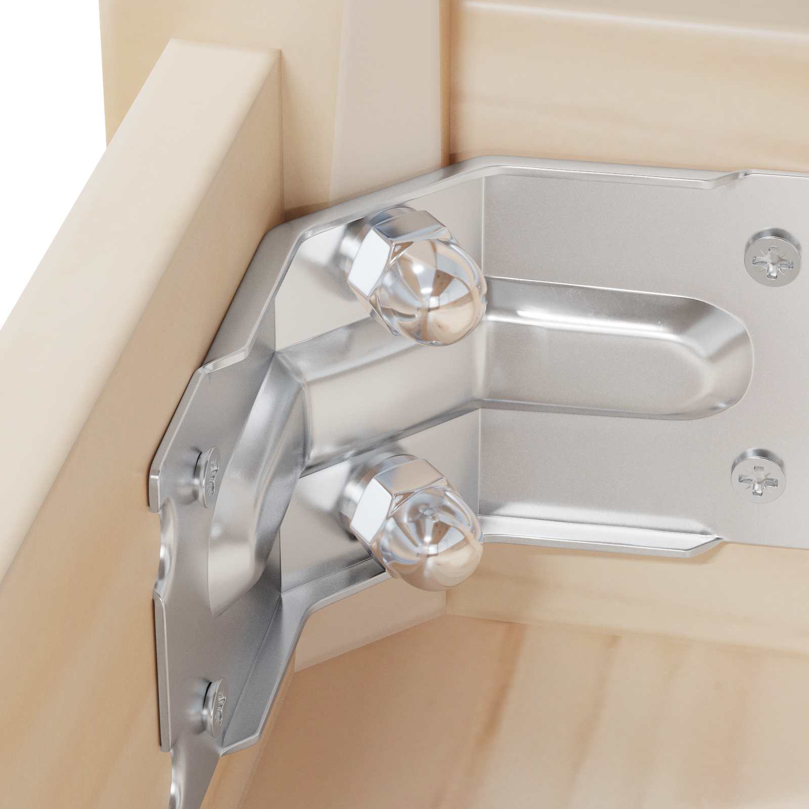 Orehi 2 pcs srebrna 12,8 x 12,8 x 6,5 cm Jeklo - slika 6