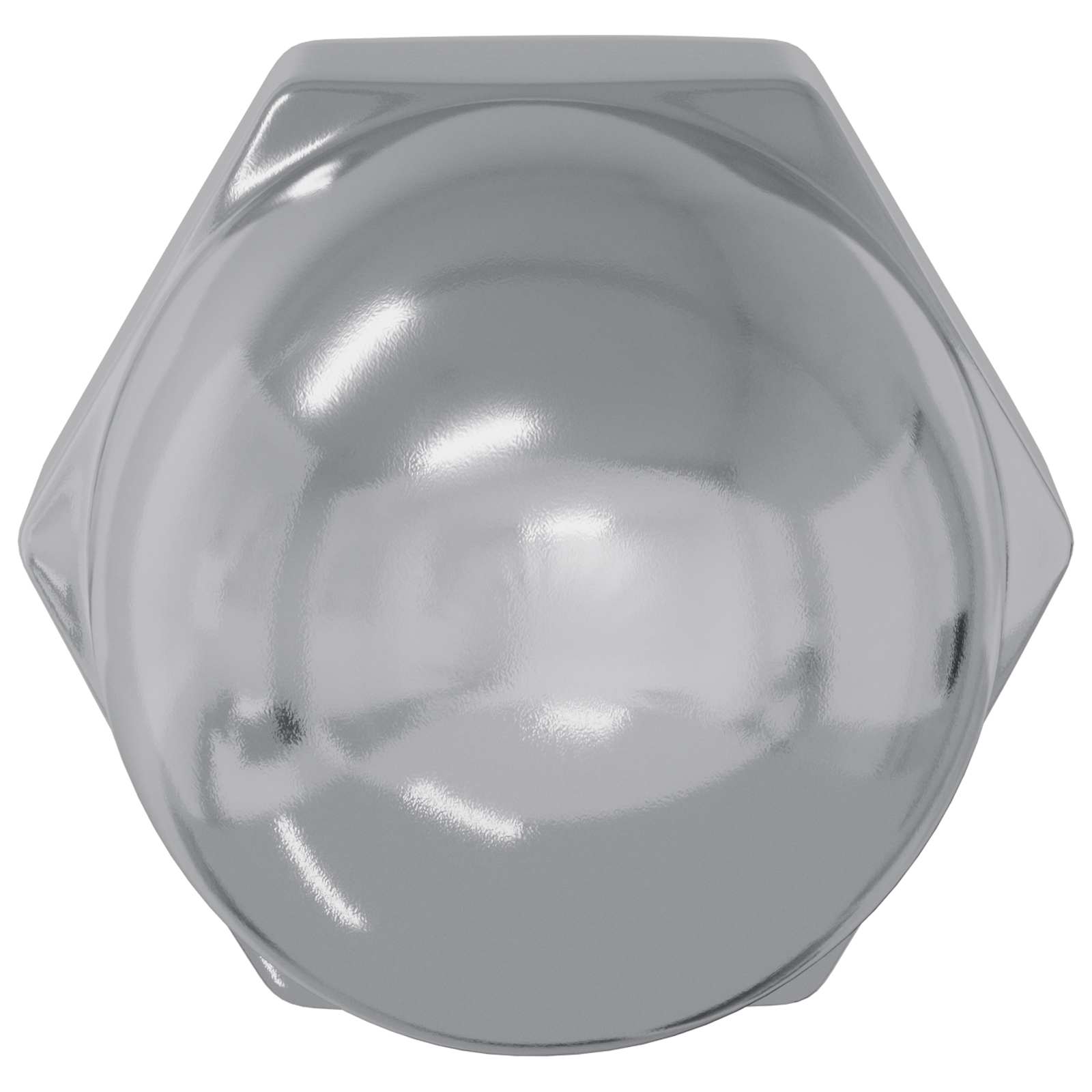 Thumbnail - vidaXL Eichelmuttern 2 pcs Silber 12,8 x 12,8 x 6,5 cm Stahl