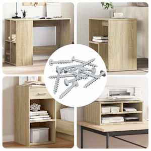 Vijak 7792 pcs srebrna 9,8 x 35 mm elezo