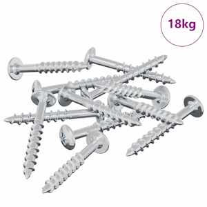 Šroub 7792 pcs Stříbrná 9,8 x 35 mm Železo - obrázek 2