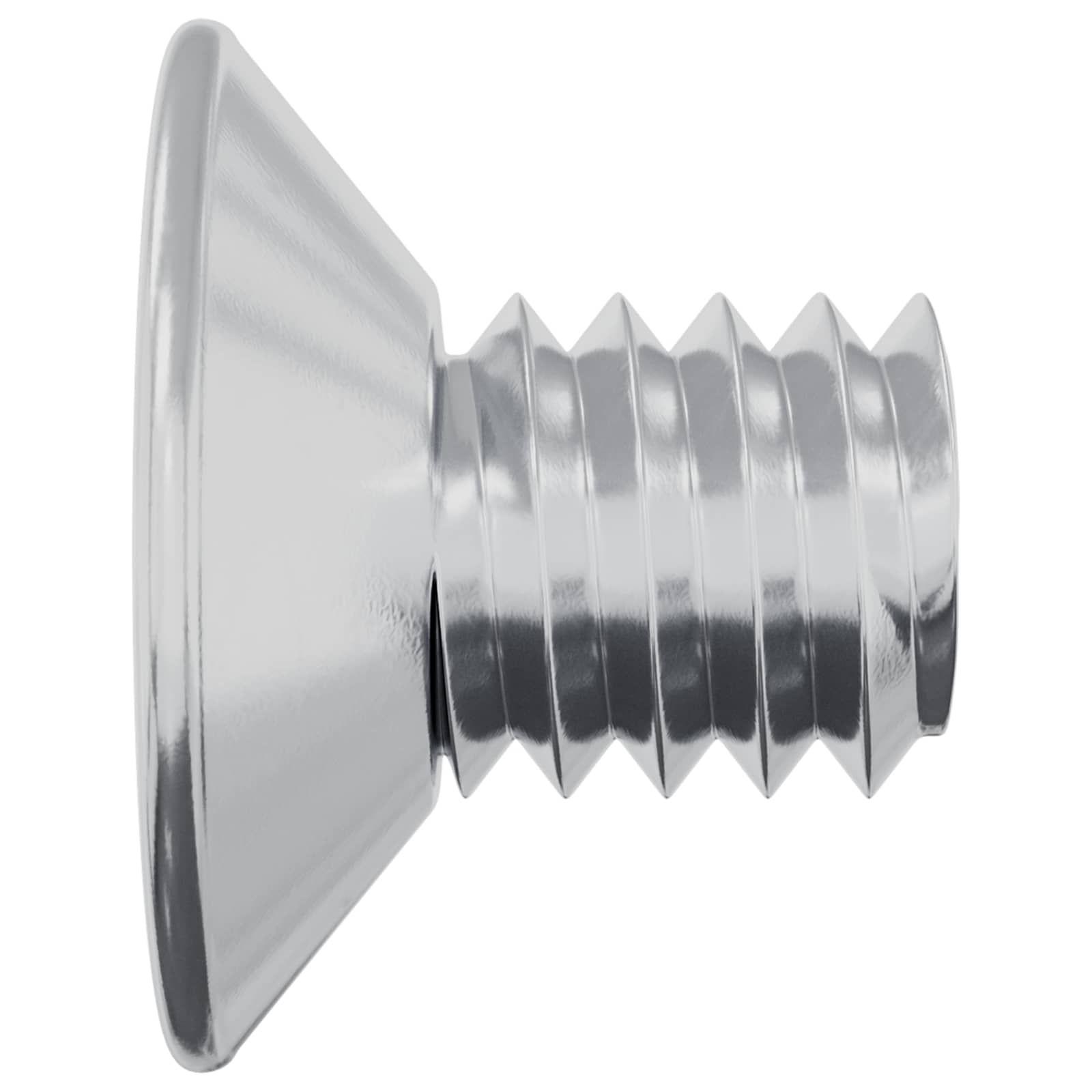 Vijaki s countersunk glavico 2 pcs srebrna M4 x 6 mm Jeklo - slika 4