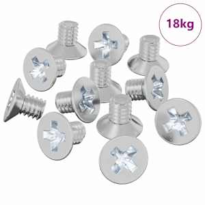 Hřebíky s opatřenou hlavou 32727 pcs Stříbrná Železo - obrázek 3