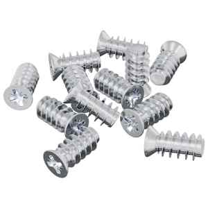 Šroub 10909 pcs Stříbrná M6 x 12 mm Železo - obrázek 2