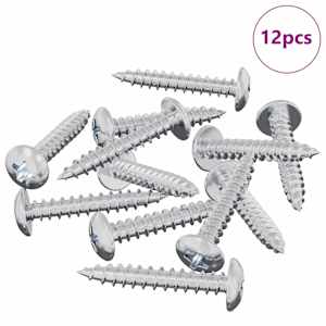 Samovrtný hřebík 12 pcs Zinkovaný 4 x 25 mm Ocel - obrázek 2