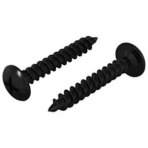 vidaXL Ises&otilde;itev nael 2 tk Must 4 x 25 mm Teras