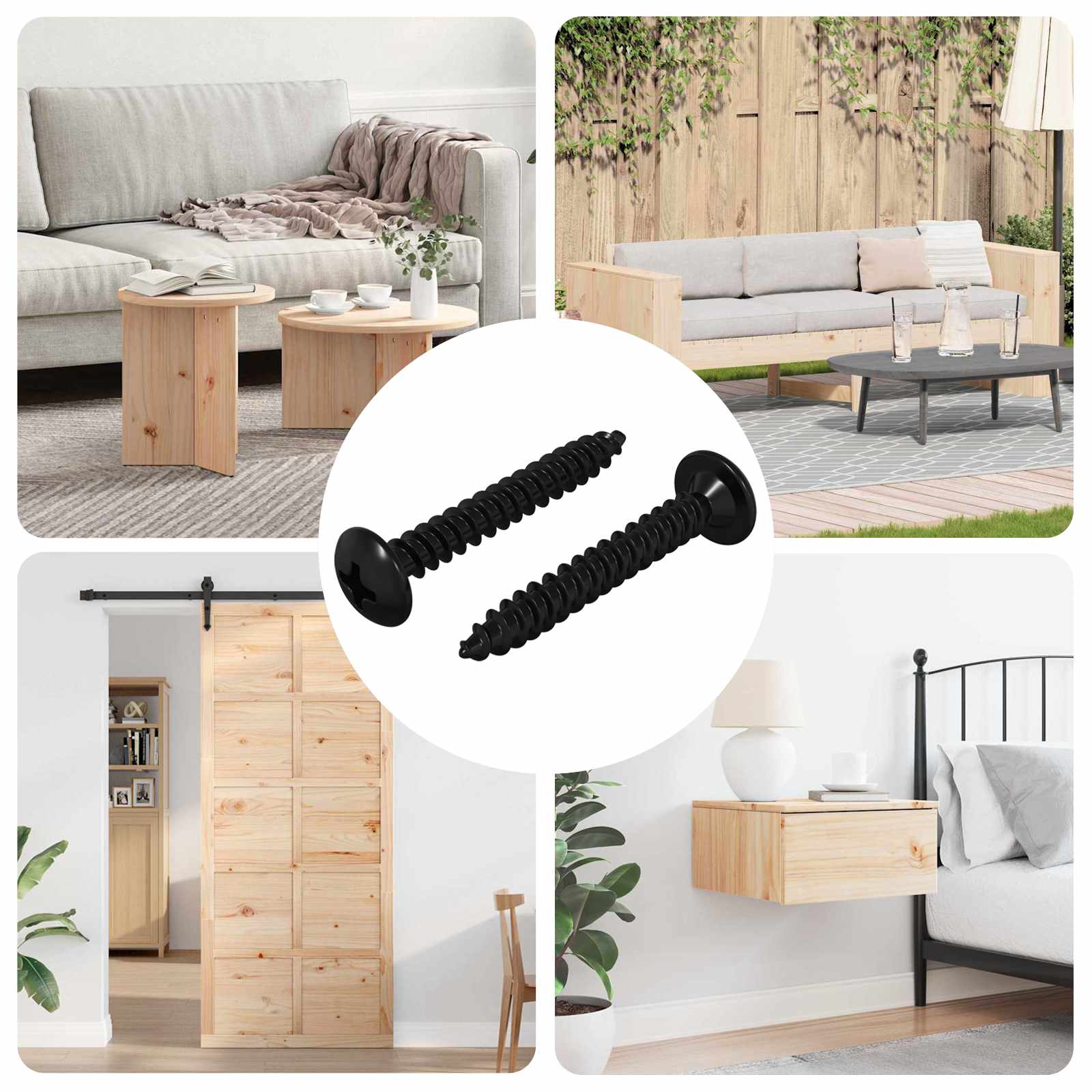 vidaXL Gewindeschneider Nagel 2 pcs Schwarz M4 x 28 mm Stahl