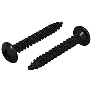 vidaXL Kruvitav Nael 2 tk Must M4 x 28 mm Teras