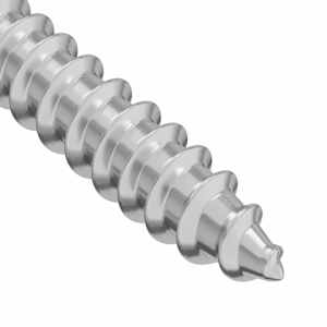 Dřevěný šroub 12 pcs Stříbrná 9,8 x 53 mm Ocel - obrázek 5