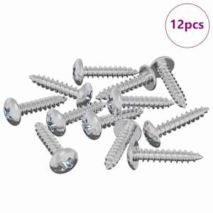 Dřevěné šrouby 12 pcs Stříbrná M3,5 x 20 mm Ocel - obrázek 3