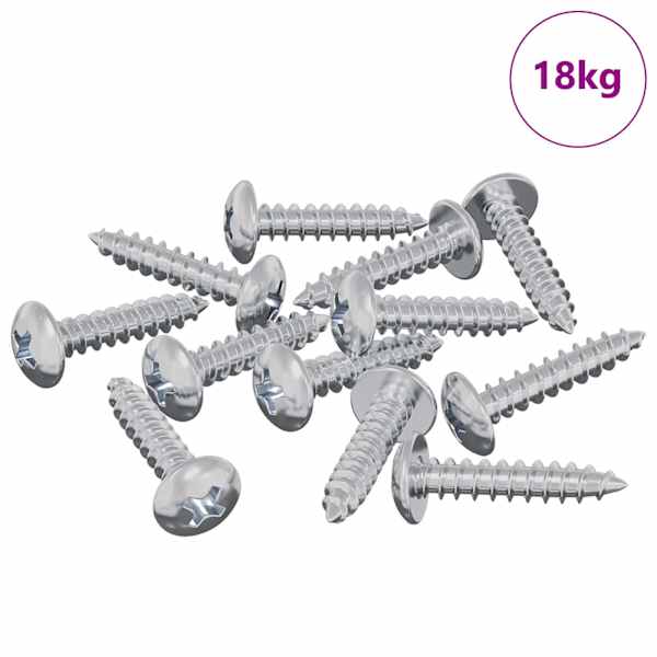 vidaXL Puidust Kruvid 10976 tk H&otilde;bedane Teras