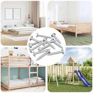 Leseni vijaki 9231 pcs srebrna Jeklo