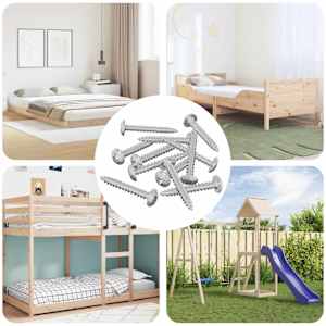 Leseni vijaki 12 pcs srebrna M4 x 28 mm Jeklo