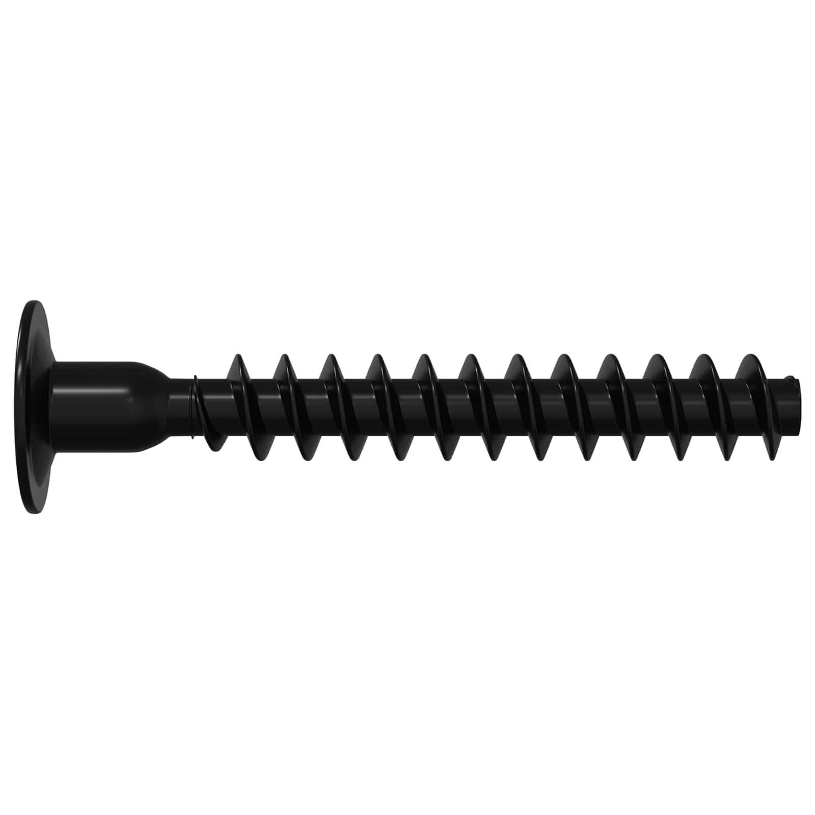 Vijačna kapa 2 pcs Črna M5 x 40 mm elezo - slika 4