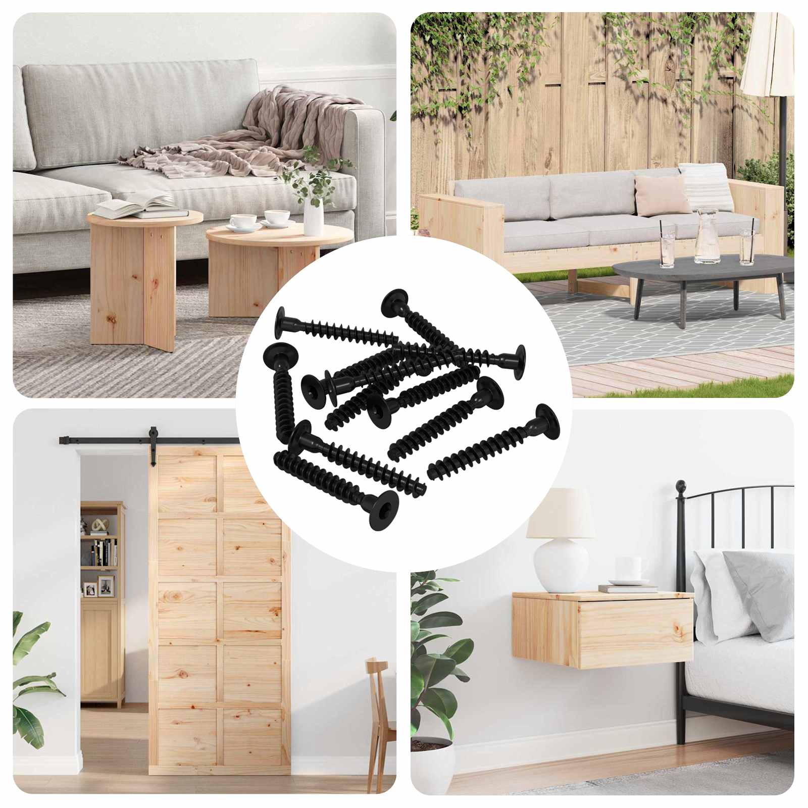 Vijačna kapa 5143 pcs Črna elezo