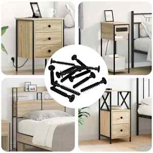 Vijačna kapa 5143 pcs Črna elezo