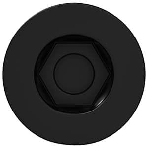 Šroub s kaplicí 2 ks Černá 7 x 40 mm Železo - obrázek 3