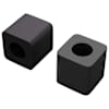 vidaXL Sahtli hoidja 2 tk Must 15 x 15 x 15mm PP kopol&uuml;meer