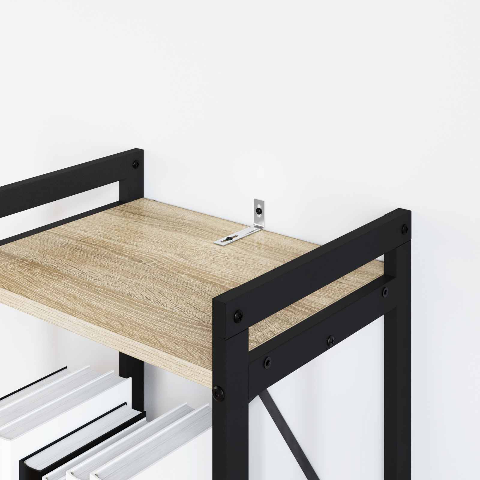 Thumbnail - vidaXL Anti-Kipp-Halterung Uni 2 pcs Silber 74,5 x 15 x 32 mm Eisen