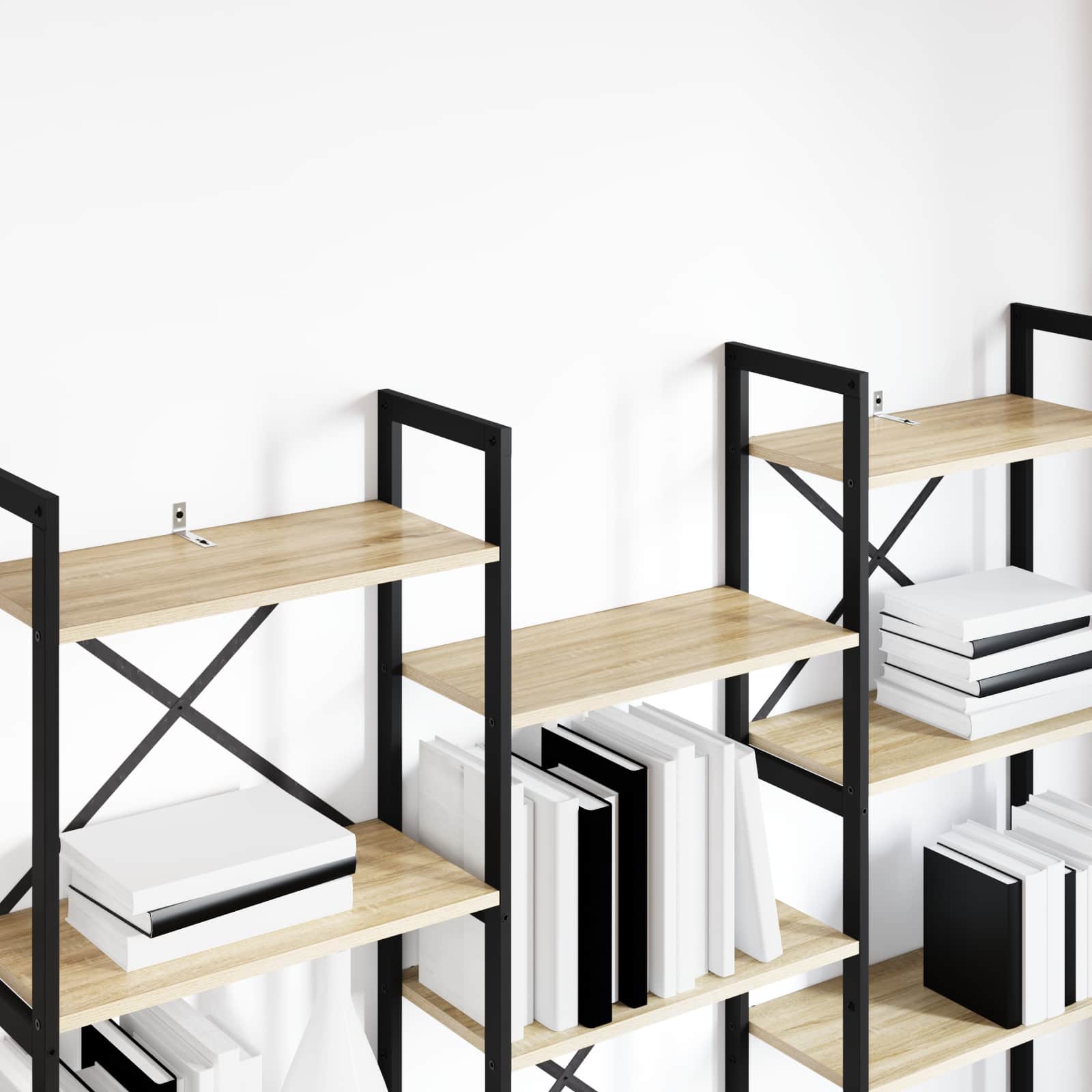 vidaXL Anti-Kipp-Halterung Uni 12 pcs Silber 74,5 x 15 x 32 mm Eisen