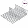 vidaXL Anti Tip kinniti 12 H&otilde;bedane 74,5 x 15 x 32 mm Raud