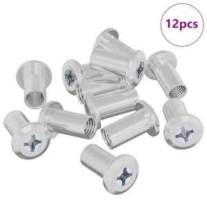 Zajišťovací matice 12 pcs Niklová M6 x 15 mm Ocel - obrázek 2