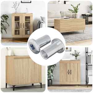 Zaklepna matica 2 pcs Nikljeva M6 x 25 mm Jeklo