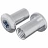 vidaXL Lukustusmutter 2 tk Nikkel M6 x 25 mm Teras