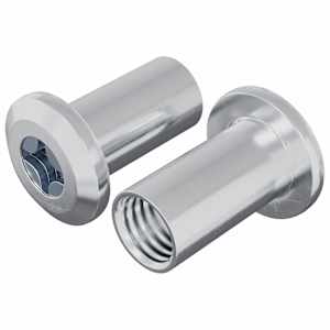 Zajišťovací matice 2 pcs Niklová M6 x 25 mm Ocel - obrázek 2