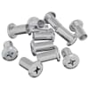 vidaXL Lukustusmutter 2857 tk Nikkel Teras