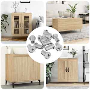 Zaklepna matica 3673 pcs srebrna Jeklo