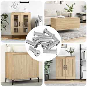 Zaklepna matica 2857 pcs srebrna Jeklo