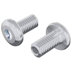 vidaXL Lukustus Kruvi &Uuml;ksv&auml;rviline 2 tk H&otilde;bedane M6 x 12 mm Teras