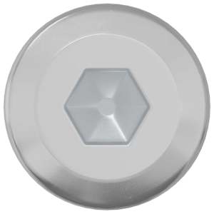 Zámkový šroub Jednobarevný 2 pcs Stříbrná M6 x 12 mm Ocel - obrázek 3