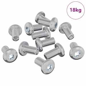 Zámkový šroub Jednobarevný 4865 pcs Stříbrná Ocel - obrázek 2