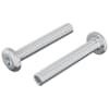vidaXL Lukustus Kruvi &Uuml;ksv&auml;rviline 2 tk H&otilde;bedane M6 x 35 mm Teras