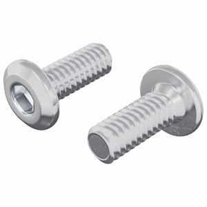 vidaXL Pea lukustuskruvi 2 tk H&otilde;bedane M6 x 15 mm Teras