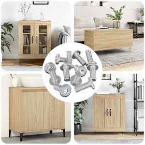 Vijak za zaklep glave 3600 pcs srebrna Jeklo