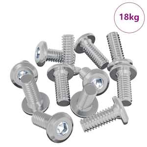 Hlavový zámkový šroub 3600 pcs Stříbrná Ocel - obrázek 2